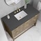 James Martin Vanities 48'' Single Vanity, Pebble Oak w/ 3 CM Charcoal Soapstone Quartz Top D100-V48-PBO-3CSP - alternate 3